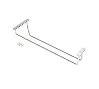 Emuca - Support pour Verre à vin pour Meubles, Porte-Verres pour Étagères ou Bars, 340 mm, Acier chromée