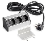 Emuca Surface Multi-port V Dock Pour Meubles Argent One Size / EU Plug 220V Argent One Size