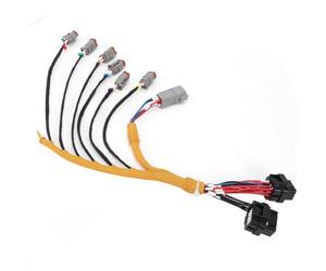 EMUKOEP 7177288 Faisceau de Câbles de Rechange à 7 Broches pour épandeur D'asphalte, Raboteuse, Nettoyeur de Sable, Scie à Roue, avec Fil de Cuivre et Connecteur renforcé