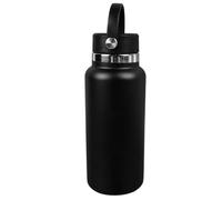 EMUKOEP Bouteille D'eau Isolée par Sport en Acier Inoxydable, Conservation Efficace de la Chaleur, Anti-fuite, Bouteille D'alpinisme pour les Aventures en Plein Air, Acier Inoxydable 304 (Je veux)