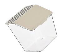 EMUKOEP Conteneur D'ail Transparent élégant fixé au Mur pour la Cuisine, Boîte D'oignon au Gingembre Peu Encombrante pour les Créations Culinaires, Matière Plastique, 4,3 X 5,3 X,7 Pouces (1 pièce)