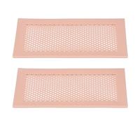 EMUKOEP Couvercles d'aération à l'épreuve des Bébés, Conception en (Brun) | Silicone durable, Facile à installer, Empêche les insectes, Compatible avec les évents de 4x12 pouces