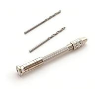 EMUKOEP Ensemble de Perforateurs de Trous de Bougies, Perceuse à Main, Fabrication de Bougies, Perceuse à Main en Métal avec 2 Embouts pour la Fabrication Artisanale de et (à)
