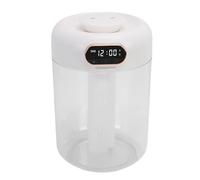 EMUKOEP Humidificateur de Bureau à Double Pulvérisation 3L Silencieux avec Veilleuse Arrêt Automatique alimenté par USB Blanc pour Chambre à Coucher Bureau Dortoir Plastique 9,4x6,3 Pouces