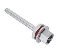EMUKOEP Kit de Thermomètre Durable 1/2 Pouces, Raccord en Acier Inoxydable, Idéal pour le Brassage, 4 Pouces pour une Utilisation en Cuisine