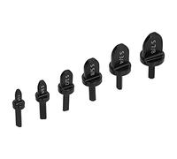 EMUKOEP Kit D'outils de Swagging de Foret évasé en Acier de 6 Pièces 6 Tailles 1/4in à 7/8in pour L'extenseur de Tube de Tuyau de Cuivre réglé avec la Perceuse électrique à Main