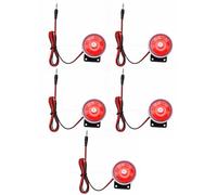 EMUKOEP Klaxon D'alarme 120dB, Sirène Antivol Plug and Play pour la | Sirène D'alarme Filaire, Son Fort en Plastique de 15 W, Fréquence de 3,8 KHz, Montage Mural Facile pour Ferme, Villa, marché
