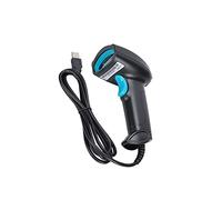 EMUKOEP Lecteur de Code QR Portable avec Transmission D'images Avancée pour Divers Environnements (Noir Bleu)