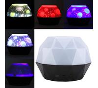 EMUKOEP Projecteur LED de Ciel étoilé coloré, Chargeur USB, Lumière pour Atmosphère Romantique, Décoration Intérieure et Extérieure