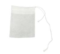 EMUKOEP Sachets de thé Faciles à Remplir, 500 Pièces, avec Cordon de Serrage, Filtres à thé en Tissu Non tissé de qualité Supérieure, pour en Feuilles Mobiles, Médecine Chinoise
