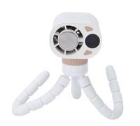 EMUKOEP Ventilateur de Poussette Portable, Ventilateur de Bureau Portatif, de Poussette pour bébé avec Trépied Flexible en Forme de Poulpe, 1800 MAh, Rechargeable pour