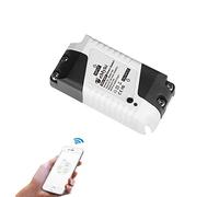 eMylo Smart WiFi Switch Mini relais de lumière sans fil Switch AC 220V Smart Life App Télécommande Timers pour domotique Compatible avec Alexa Echo Accueil Google IFTTT, Support IOS Android 1 paquet