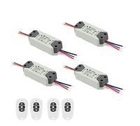 eMylo Smart Wireless RF Contrôleur de moteur Commutateur de relais Module 220V Moteur Télécommande Commutateur 90V-250V pour porte roulante/Rideau électrique/Pompe Commande Moteur Avant/Arrière 4 Pack