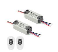 eMylo Smart Wireless RF Contrôleur de moteur Commutateur de relais Module 220V Moteur Télécommande Commutateur 90V-250V pour porte roulante/Rideau électrique/Pompe Commande Moteur Avant/Arrière 2 Pack