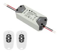 eMylo Smart Wireless RF Motor Controller Relay Switch Module DC 12V Motor Remote Control Switch 5V-24V for Rolling Door/Electric Curtain/Water Pump Motor Control Forward/Rear