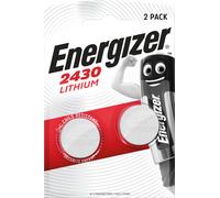 EN 2X2430 - Pile bouton lithium, 3 V, 320 mAh, 24 x 3,0 mm, lot de 2