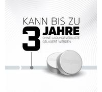 EN 2X357/303 - Pile bouton à oxyde d'argent, 357/303, 1,55 V, 138 mAh, lot de 2