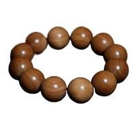 en Bois d'agar 20mm x 12, véritable Bois de Santal Indien, Perle de prière Mala en Bois de Santal