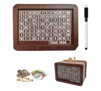 en BoisNumrique Rutilisable avec Stylo Effaable avec Compteur pour Objectif Dconomiepour Aider 1000 TIRELIRE
