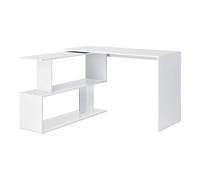 Bureau Gigogne Arendal 77 x 120 x 50 cm Blanc [en.casa]