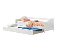 [en.casa] Canapé-lit Convertible pour 2 Personnes Canapé Divan Lit d'appoint Structure en Pin Sommier à Lattes en Contreplaqué