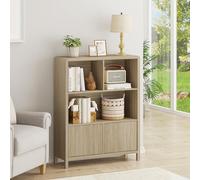 Commode Lukkodso 103 x 80 x 28 cm effet chêne