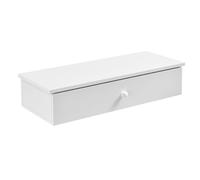 [en.casa] Étagère Murale avec Rangement Panneau de Particules Blanc 50,6x26x12,6 cm