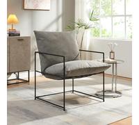 Fauteuil Utsjoki 90 x 61 x 70 cm noir gris foncé