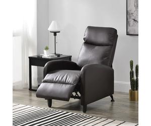 En.casa Fauteuil relax Bregenz - Marron