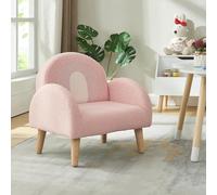 Fauteuil pour enfants 'Sorreindi' 50 x 50 x 45 cm Tissu Teddy Rose