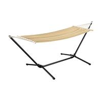 En.casa Hamac avec support - Noir beige