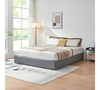 Lit coffre Nola 180 x 200 cm gris