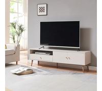 Meuble TV Hallevil 150 x 39 x 45 cm gris clair