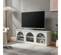 Meuble TV Trorhun 140 x 38 x 48 cm blanc