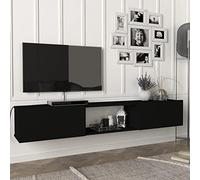 Meuble TV Paltamo 180 x 31 x 30 cm noir