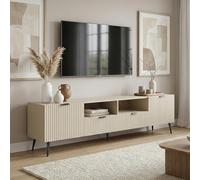 Meuble TV Nand 180 x 40 x 51 cm couleur sable