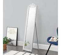 Miroir sur Pied Arezzo Inclinable 160 x 40 cm Blanc Mat