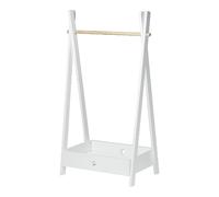 En.casa Portant garde-robe enfant - Blanc