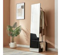 Miroir porte-manteau Saden 165 x 40 x 51 cm noir