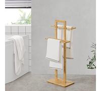 Porte-serviette Træna sur pied 85 x 33,5 x 20 cm bambou