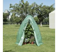 [en.casa] Serre de Jardin Quatre Saisons Serre d'Hivernage pour Extérieur Serre de Culture pour Plantes Abri-Tomates Mini-Serre pour Potager 183 x 160 cm Vert