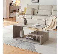 Table basse Haarlem 90 x 50 x 41 cm effet béton clair