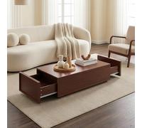 Table basse Turur 104 x 50 x 40 cm effet noyer
