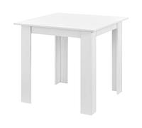Table Carrée Algermissen pour 4 Personnes 80 x 80 x 76 cm Blanc