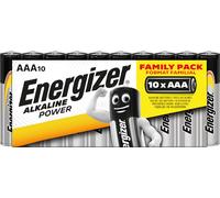 10 Piles AAA / LR03 Energizer Alcaline Power Maxi Pack