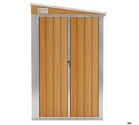 ""En Promotion""Abri de jardin Moderne - ABOTT@ abri de rangement/Armoire haut - murale Marron 118x100x178cm Acier galvanisé B2327022