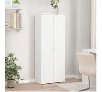 ""En Promotion""Armoire de classement - ABOTT@ Placard bureau/Armoire haut - blanc 60x32x153cm bois d'ingénierie 777226