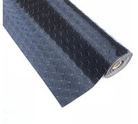 en PVC Gris et Noir pour revÍtement de Sol Rouleau de 2,5mm d'Èpaisseur 1m de Large surÈlevÈ Disques
