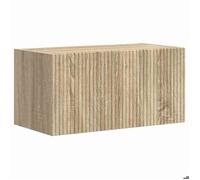 ""En solde"" Armoire TV murale - CLOUD - Meuble TV Suspendu Flottant - Sonoma 60x31x29.5 cm Bois d'ingénierie LL2627