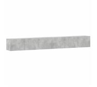 ""En solde"" Ensemble Armoires De Télévision 3 pcs - CLOUD - meuble TV suspendu - Gris béton Bois d'ingénierie LL270